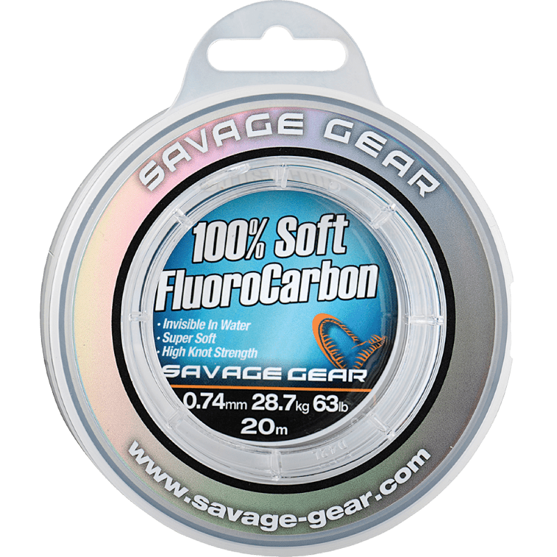 Savage Gear - 100% Soft Fluorocarbon | 15m - Hengelsport De Goeie Vangst