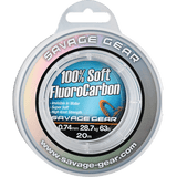 Savage Gear-100% Soft Fluorocarbon | 40m-Clear-0.36mm-Hengelsport De Goeie Vangst