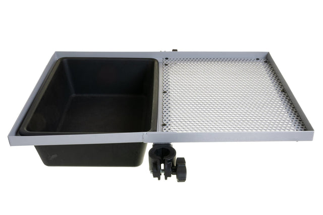 Shakespeare - Superteam Zijtafel Met Grondvoerbak - Hengelsport De Goeie Vangst