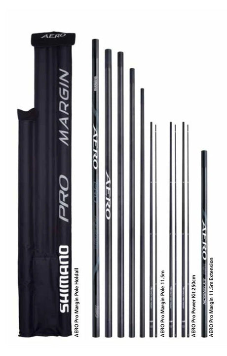 Shimano - Aero Pro Margin Pole Package | 11,5m - Hengelsport De Goeie Vangst