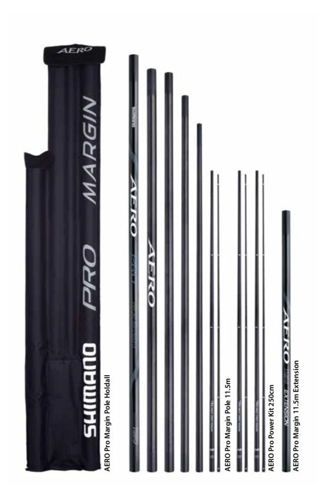 Shimano - Aero Pro Margin Pole Package | 11,5m - Hengelsport De Goeie Vangst