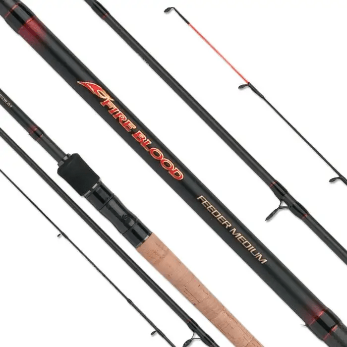 Shimano - Fireblood Feederhengel | 3.65M - 3.96m | 35 - 110g - Hengelsport De Goeie Vangst
