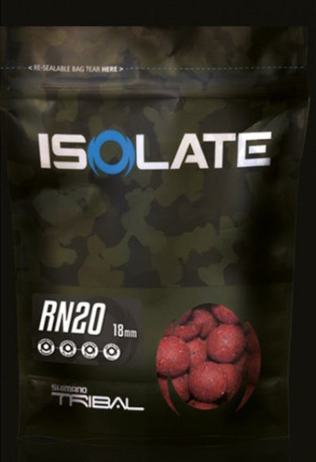 Shimano - Tribal Isolate Rn20 Red Nut Boilies | 1kg - Hengelsport De Goeie Vangst