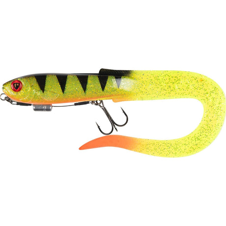 Fox Rage-Slick Eel Loaded Softbait-UV Perch-21cm - De Goeie Vangst