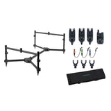 Sonik-HEROX Rod Pod Kit met Beetmelders-3 hengels - De Goeie Vangst