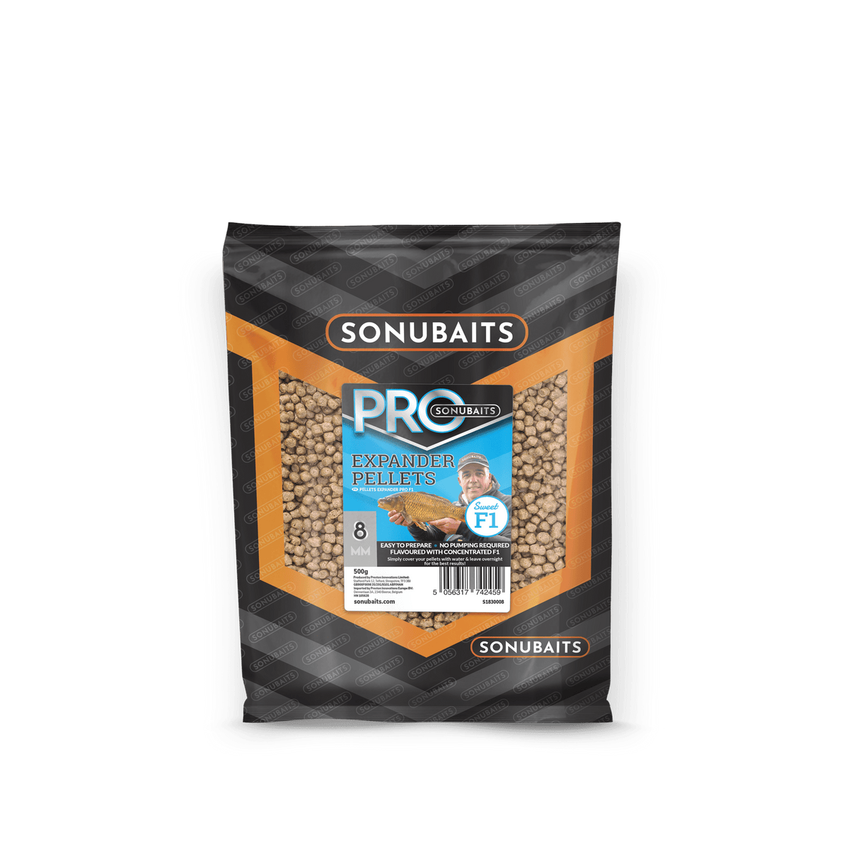 Sonubaits-F1 Pro Expander Pellets 500g-8mm - De Goeie Vangst