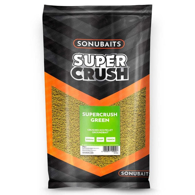 Sonubaits - Supercrush Green Groundbait - Hengelsport De Goeie Vangst