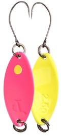 Spro-Trout Master Incy Spin Spoon | 2.5g-Pink / Yellow-2.5g-Hengelsport De Goeie Vangst