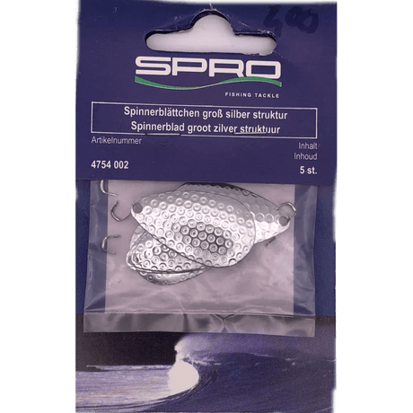 Spro - Spinnerblad Groot Zilver Struktuur - Hengelsport De Goeie Vangst