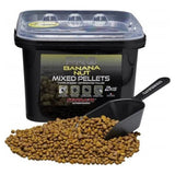 Starbaits-Pro Banana Nut Pellets Mixed | 2kg - Hengelsport De Goeie Vangst