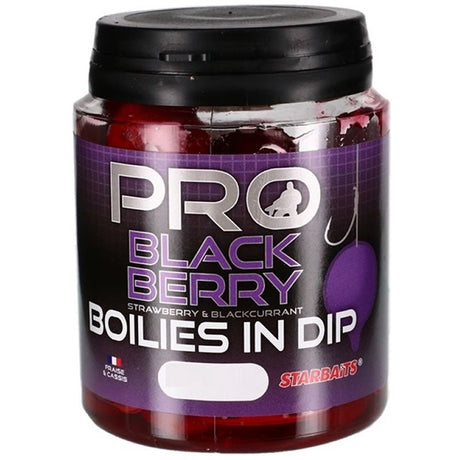 Starbaits-Pro Boilies in Dip | 150g-20mm-Black Berry-Hengelsport De Goeie Vangst