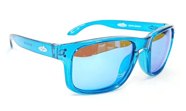 Storm - Polarised Sunglasses We Seabass | Blauw | Kristalblauw Montuur - Hengelsport De Goeie Vangst
