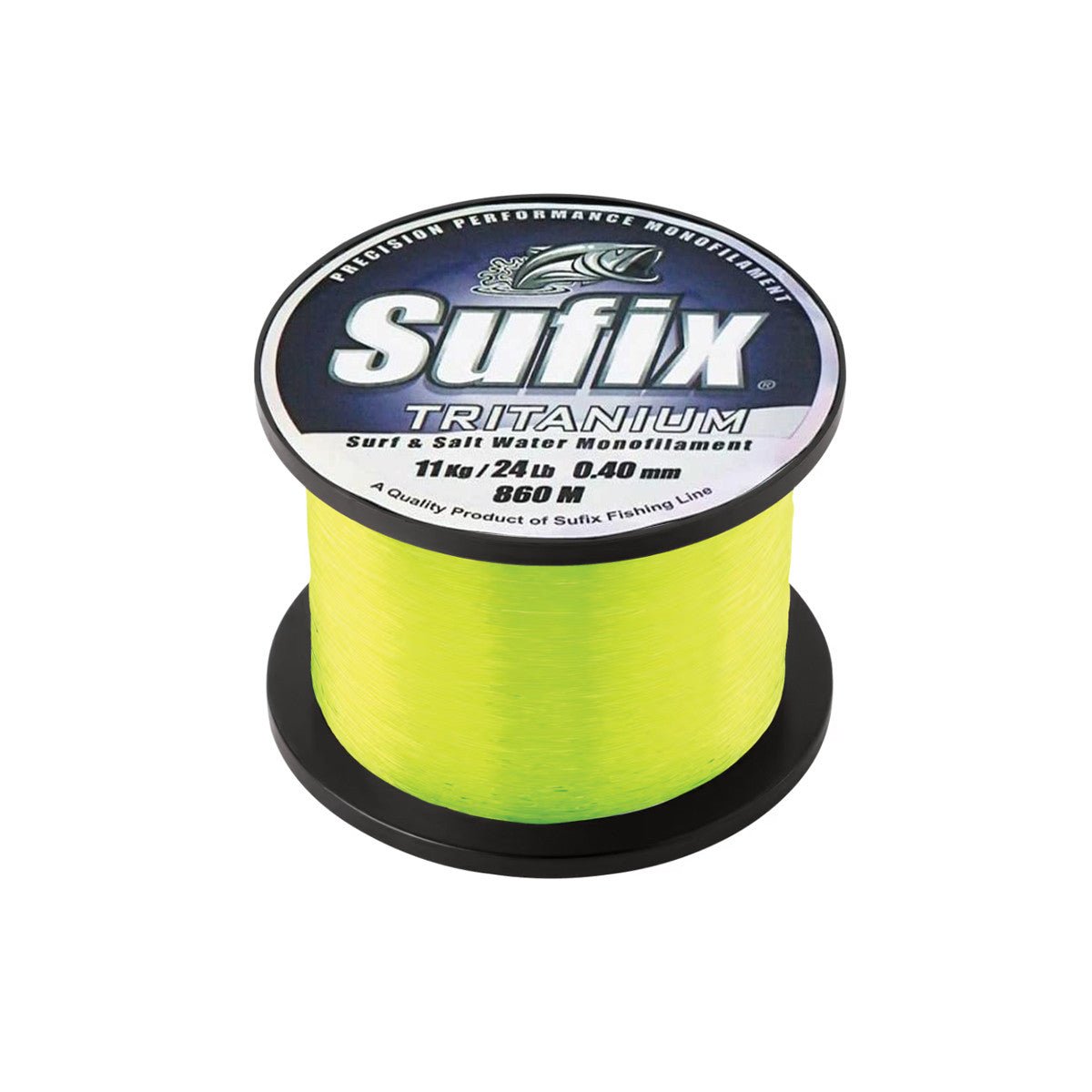 Sufix - Tritanium 1/4 lb Spoel | Neon Chartreuse - Hengelsport De Goeie Vangst
