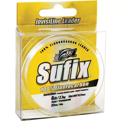 Sufix - Invisiline Clear Socket Fluorocarbon | 50m - Hengelsport De Goeie Vangst