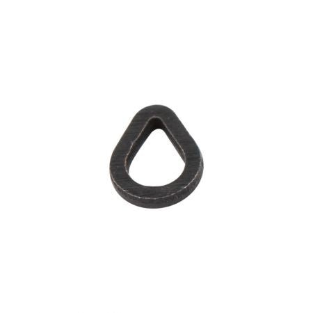 Faith Carp Tackle-Teardrop Rig Rings-Zwart - Hengelsport De Goeie Vangst