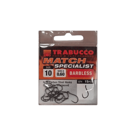 Trabucco - Match Specialist Barbless - Hengelsport De Goeie Vangst