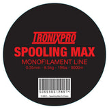 Tronixpro-Spooling Max Mono Line 8000m-Rood-0.35mm-Hengelsport De Goeie Vangst