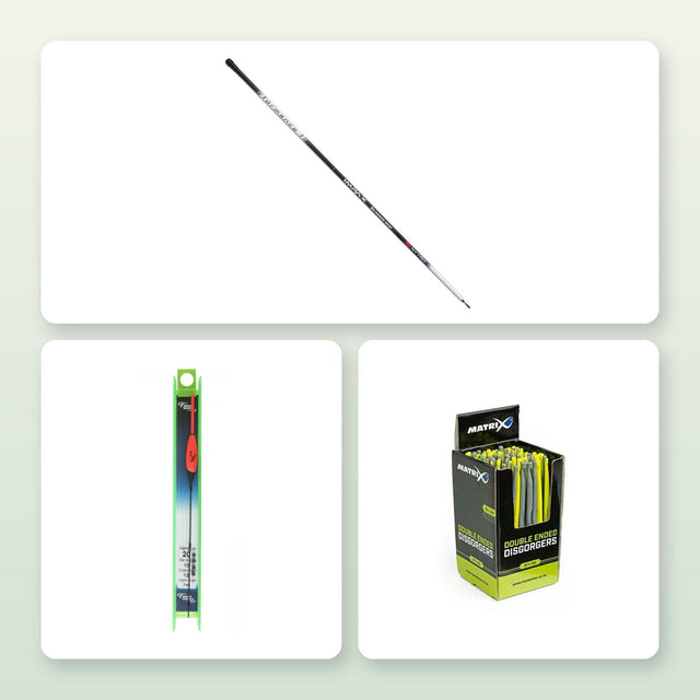 Vaste hengel startset met originele productfoto’s