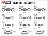 VMC - 3541BK Rolling Swivel - 3541 BK0003R9 - Hengelsport De Goeie Vangst