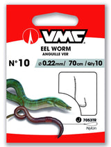 VMC-Paling Worm 7053TR Gemonteerde Onderlijnen-H6 0.30mm 70cm - Hengelsport De Goeie Vangst