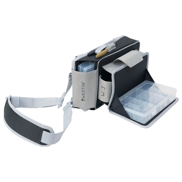 Westin - W3 Quick Bag (2 boxes) Small Grey/Black - Hengelsport De Goeie Vangst