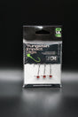 W74 Tungsten Tackle - Tungsten Impact Vision Jigs with Red Eyes (3 pcs) - Hengelsport De Goeie Vangst