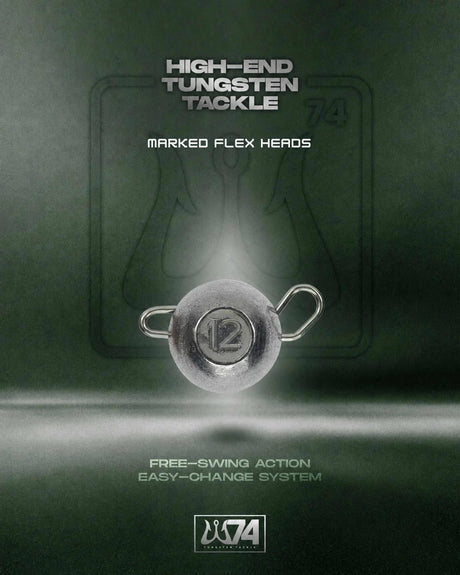 W74 Tungsten Tackle-Tungsten Marked Flex Head-Natural-3g-De Goeie Vangst