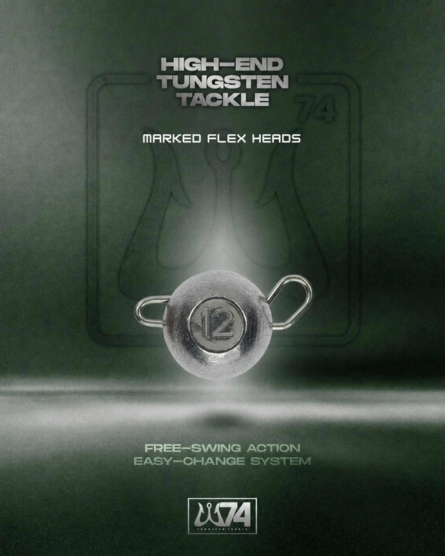 W74 Tungsten Tackle-Tungsten Marked Flex Head-Natural-3g-De Goeie Vangst