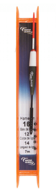 Water Queen - Royal 3 Gemonteerde Lijn Met Dobber - Hengelsport De Goeie Vangst