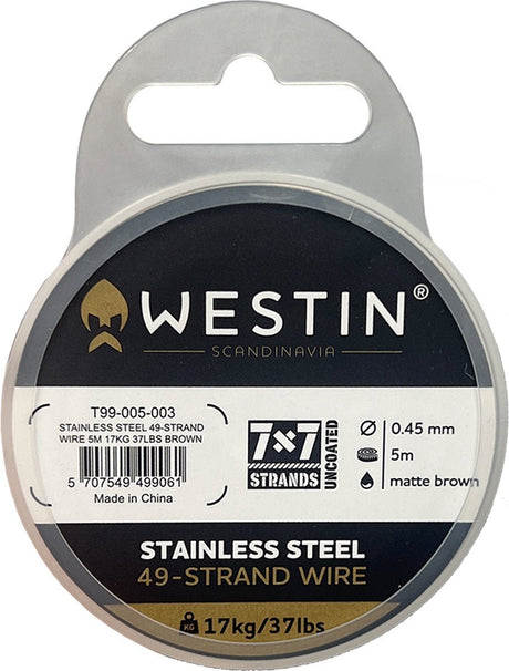 Westin - Coated Stainless Steel 49 - Wire | 5m - T100-005 - Hengelsport De Goeie Vangst