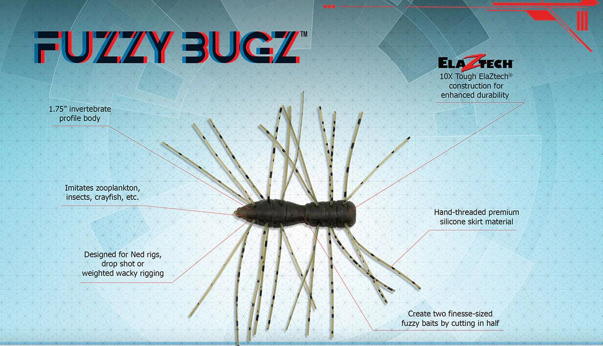 Z - Man - Fuzzy BugZ 1.75" - Hengelsport De Goeie Vangst