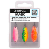 Zebco - Magic Trout UL Spoon Set 2.2g - Hengelsport De Goeie Vangst